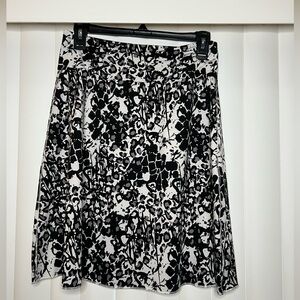 Tranquility Clothing Black and White A-Line Skirt